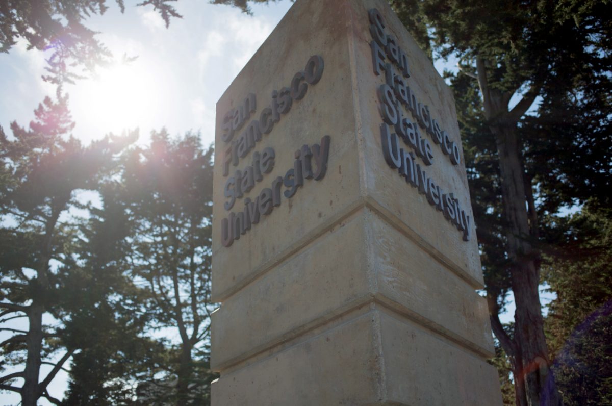 City College transfer students will be taking a day trip to San Francisco State University campus on Sept. 14, to learn more about the university. Photo courtesy of Golden Gate Xpress/Jeff Standstoe.