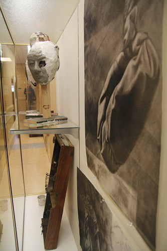Student artwork is displayed.