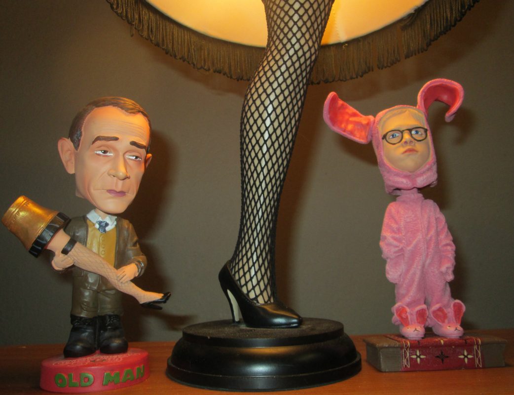 A+Christmas+Story+movie+leg+lamp+and+Bobbleheads+of+the+movies+characters+The+Old+Man%2C++played+by+Darren+McGavin+and+Ralphie%2C+played+by+Peter+Billingsley+sit+side+by+side.+Daniel+Wilson+%7C%7C+daniel.wilson8504%40yahoo.com