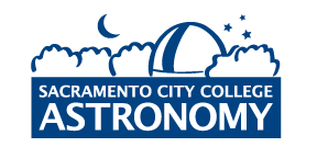 Sacramento City College Astronomy logo courtesy of the Department of Physics, Astronomy and Geology