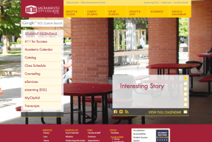 City College's new website will feature a more organized layout and a dynamic home page, which will display news stories and important campus information. Photo courtesy of City College website.