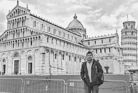 City College biology major Luis Rodriguez traveling abroad in Florence, Italy. Photo provided by Rodriguez