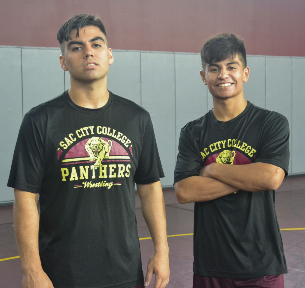 The Landeros brothers Jorge (left) and Albert (right) came to City College as a package deal according to Coach Dave Pacheco. Photo by Gabrielle Smith // Photo Editor // gsmithexpress@gmail.com