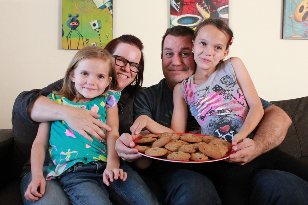 Former Sacramento City College student John Marcott and his family bake cookies for people that have to work on the holidays.  Photo by Trevon Johnson  trejohn12@gmail.com
