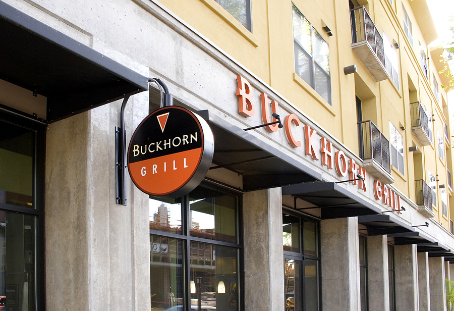 Buckhorn Grill is located on 18th and L streets in downtown Sacramento. 
