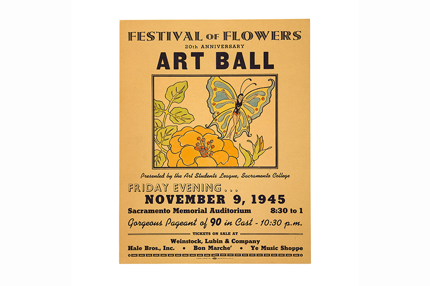 One of the longest-lived events at Sacramento City College was the annual Art Ball that was put on each year by students from 1927-1945
