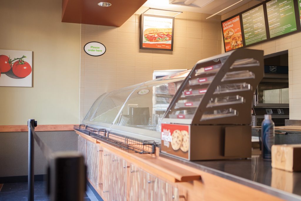 The new Subway on campus, located next to the City Café. The location was previously the spot of a teachers lounge. | Photo by Vanessa S. Nelson · vanessanelson.express@gmail.com 