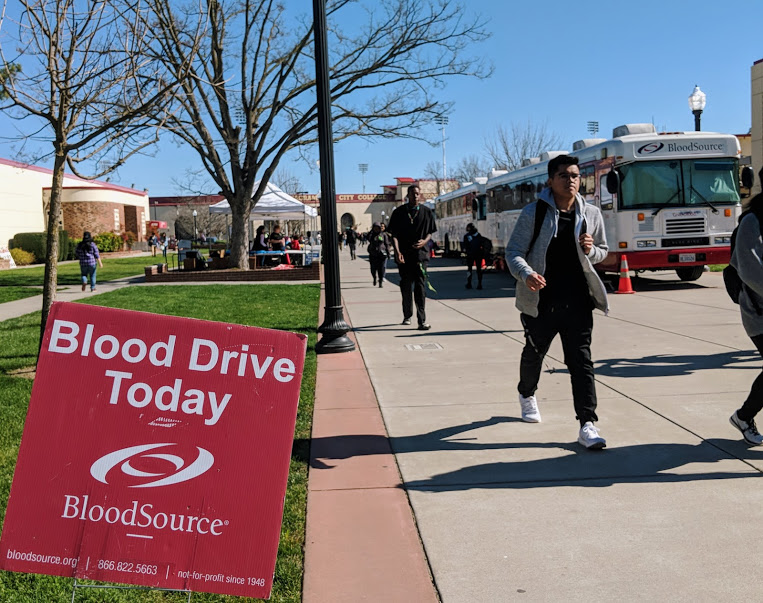 City Snapshot! Blood drive on campus