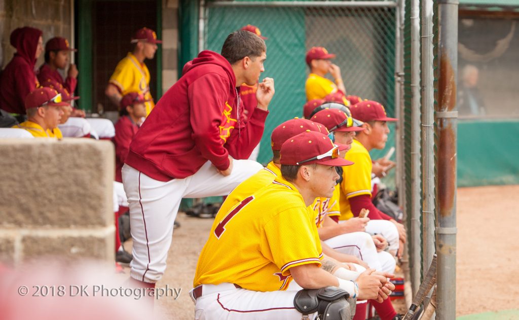 The City College dugout looks on as the Panthers drop two of three from Sierra College from April 10–13. | Photo by Dianne Rose | diannekayphotos@gmail.com