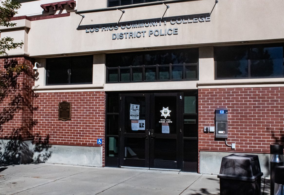Los Rios District Police office building by City College's east parking garage (James Fife/jfife.express@gmail.com)