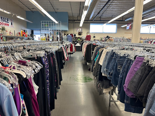 Endless racks of clothes at Bargain World located at 4760 Florin Road in Sacramento.