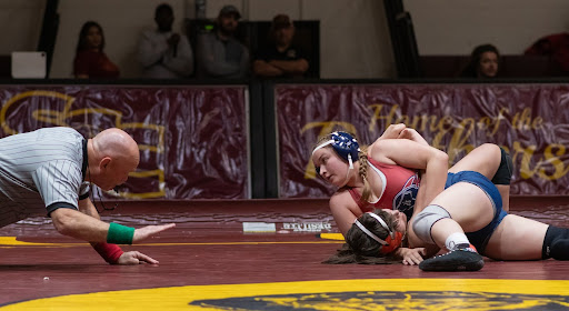Photo of the day: City College hosts spring showcase for men and women wrestlers across California