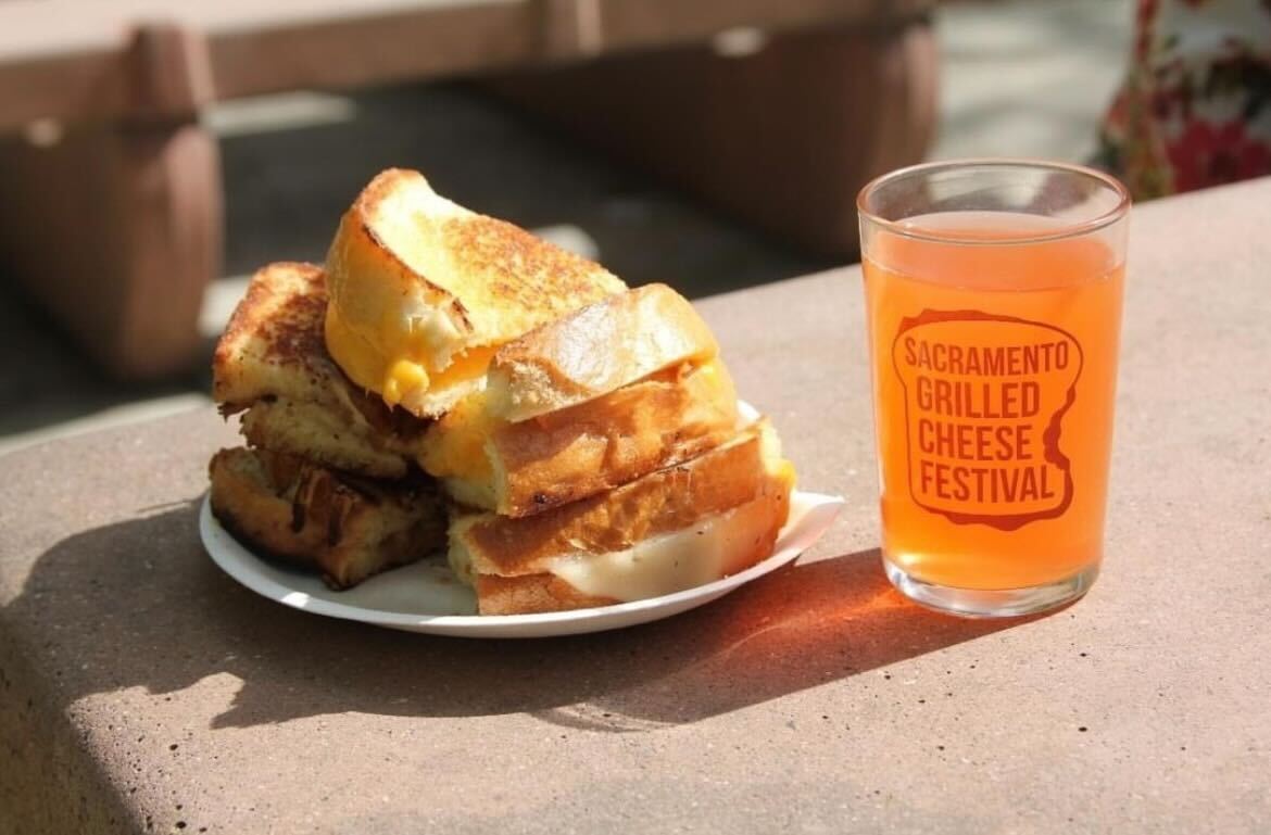 A sample of Dad’s Kitchen’s Classic American Grilled Cheese on Saturday, April 27 at the Sac Grilled Cheese Festival located at Southside Park.