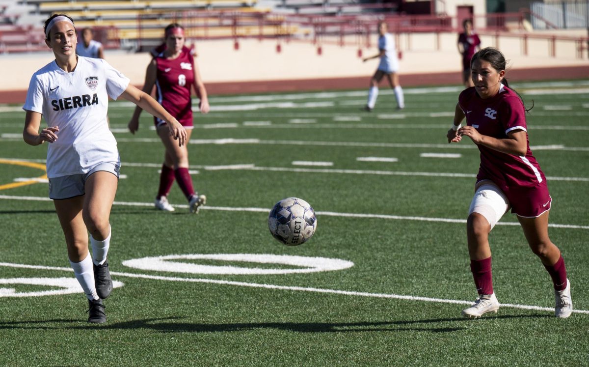 Photo of the day: City College Panthers kick in vain as they fall 5-0 to the Sierra Wolverines