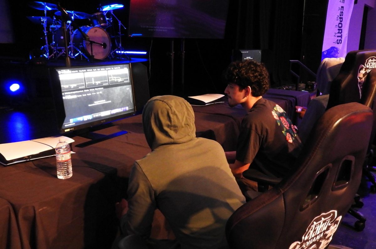Contestants warm up before the Esports tournament by playing EA Sports “Madden 25,” at Life Community Church, Saturday, March 29, 2025, in Sacramento, Calif.