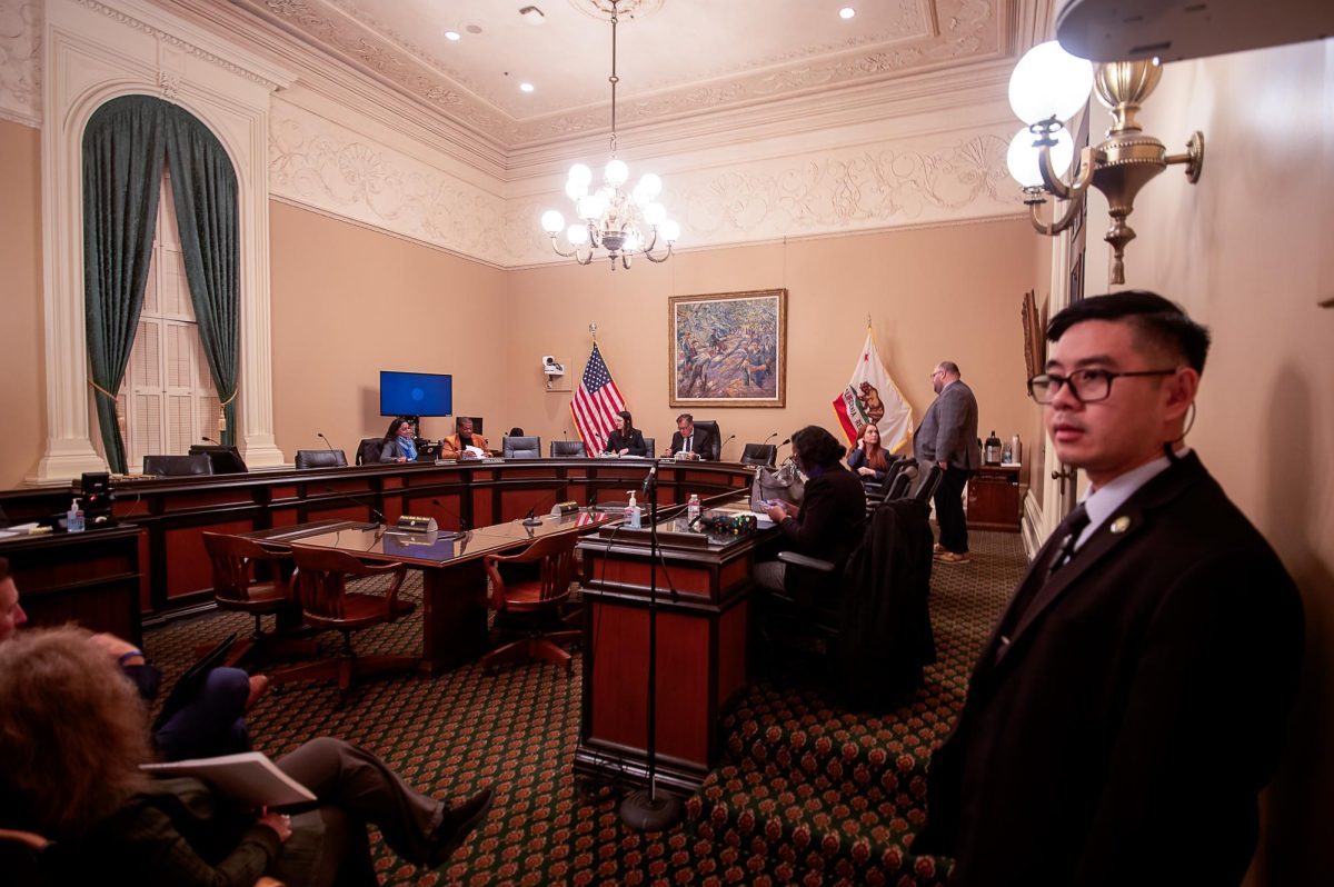 The California State Assembly Committee on Higher Education holds an oversight hearing on federal actions affecting California colleges and universities on Monday, Nov. 17, 2025 at the State Capitol building in Sacramento, Calif.